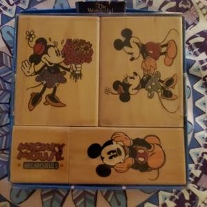 Mickey and Minnie stamps